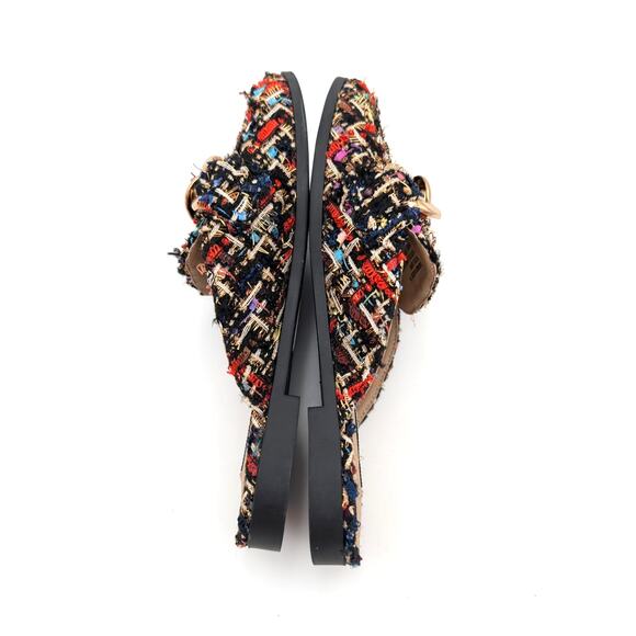 Steve Madden Cassady Loafer Mule Women's Leather White Multi Color Size US5M - Picture 7 of 11